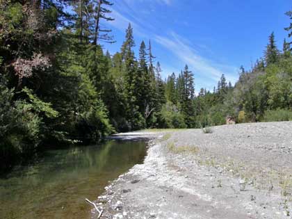 8/19/08 pool below the pumps that supply the Kashia Pomo community