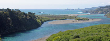 Gualala River lagoon