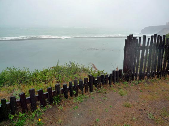 Gualala River opens after rainfall, Sunday, October 24, 2010 at 10:49 a.m.