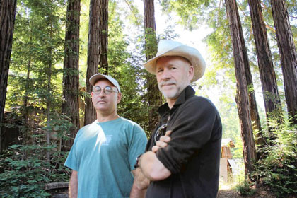 Chris Poehlmann, right, with fellow environmentalist Peter Baye (Louis Sahagun / Los Angeles Times) Chris Poehlmann, right, with fellow environmentalist Peter Baye (Louis Sahagun / Los Angeles Times)