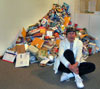 Donna Lane, with Jane Reichhold's 'It Pays to Pick Up Litter'